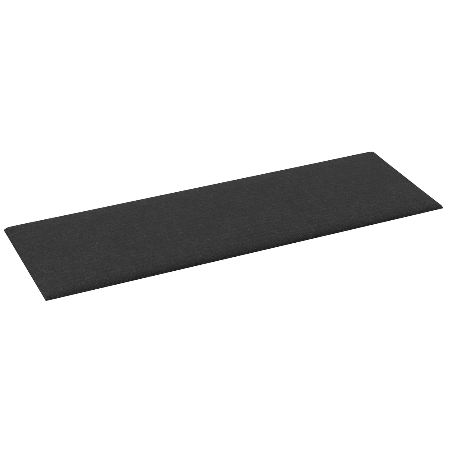 Fali Fejtámla 12 pcs Fekete 90 x 30 cm szövet