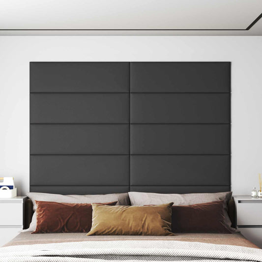 Fali Fejtámla 12 pcs Szürke 90 x 30 cm szövet