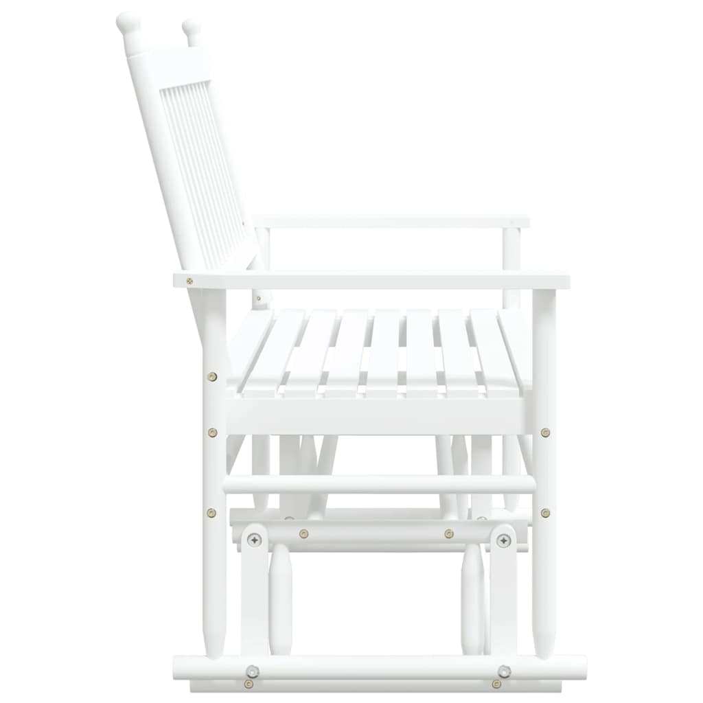 fehér tömör nyárfa hintapad 118 x 70 x 104,5 cm