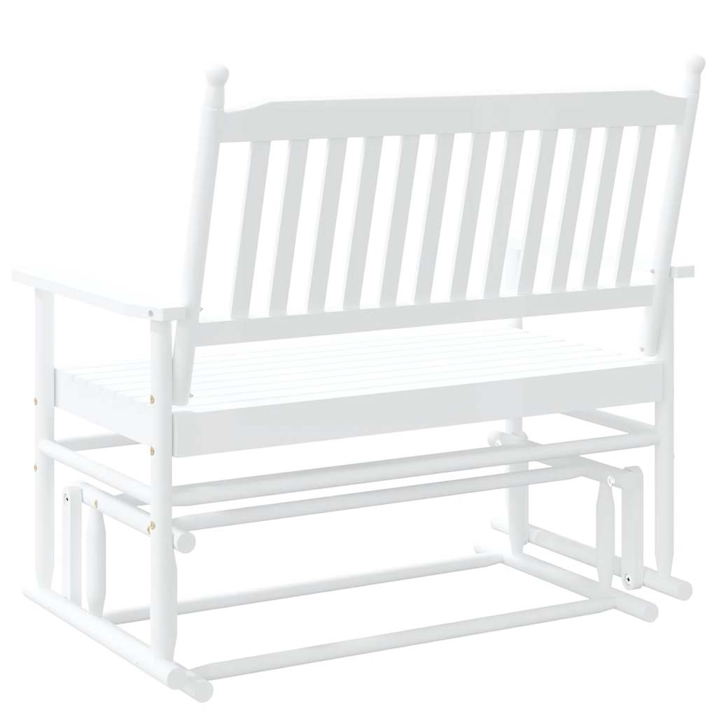 fehér tömör nyárfa hintapad 118 x 70 x 104,5 cm