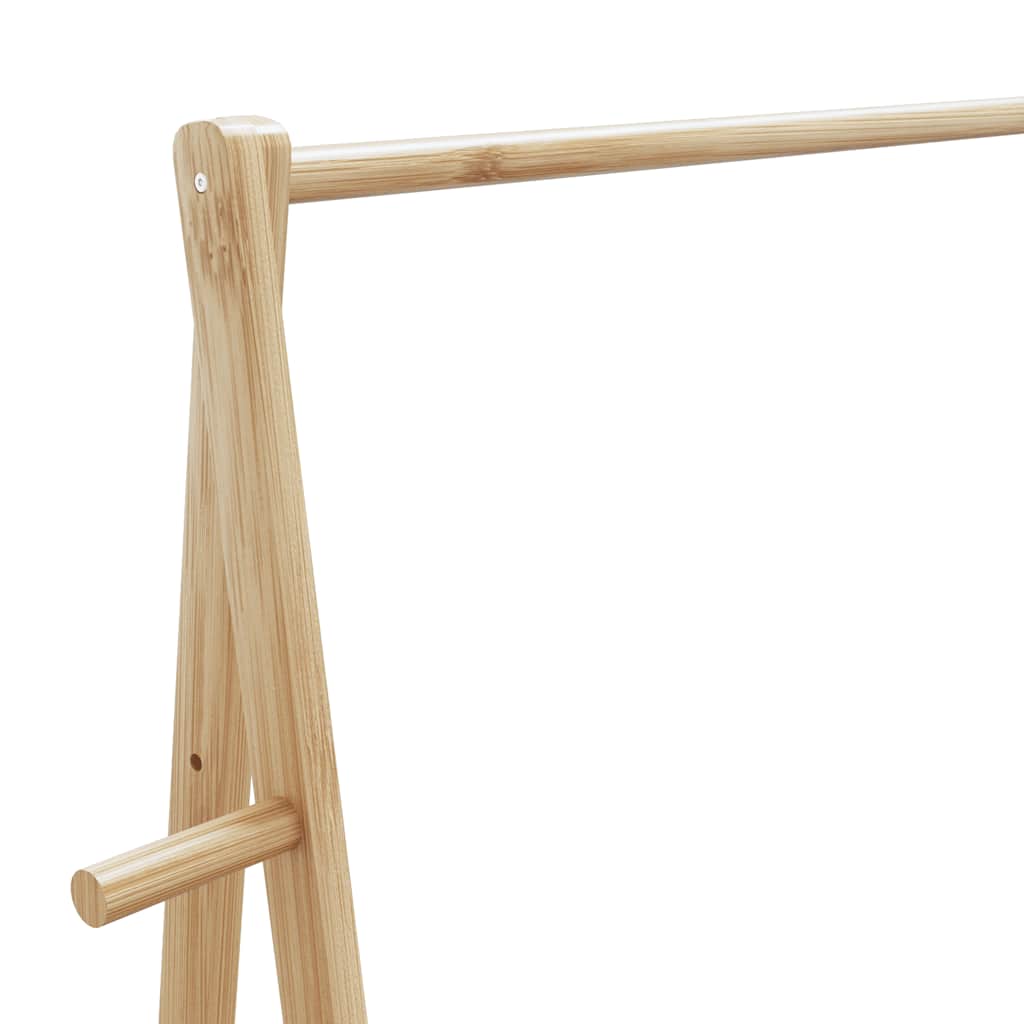 bambusz ruhaállvány polcokkal 96 x 45,5 x 150,5 cm