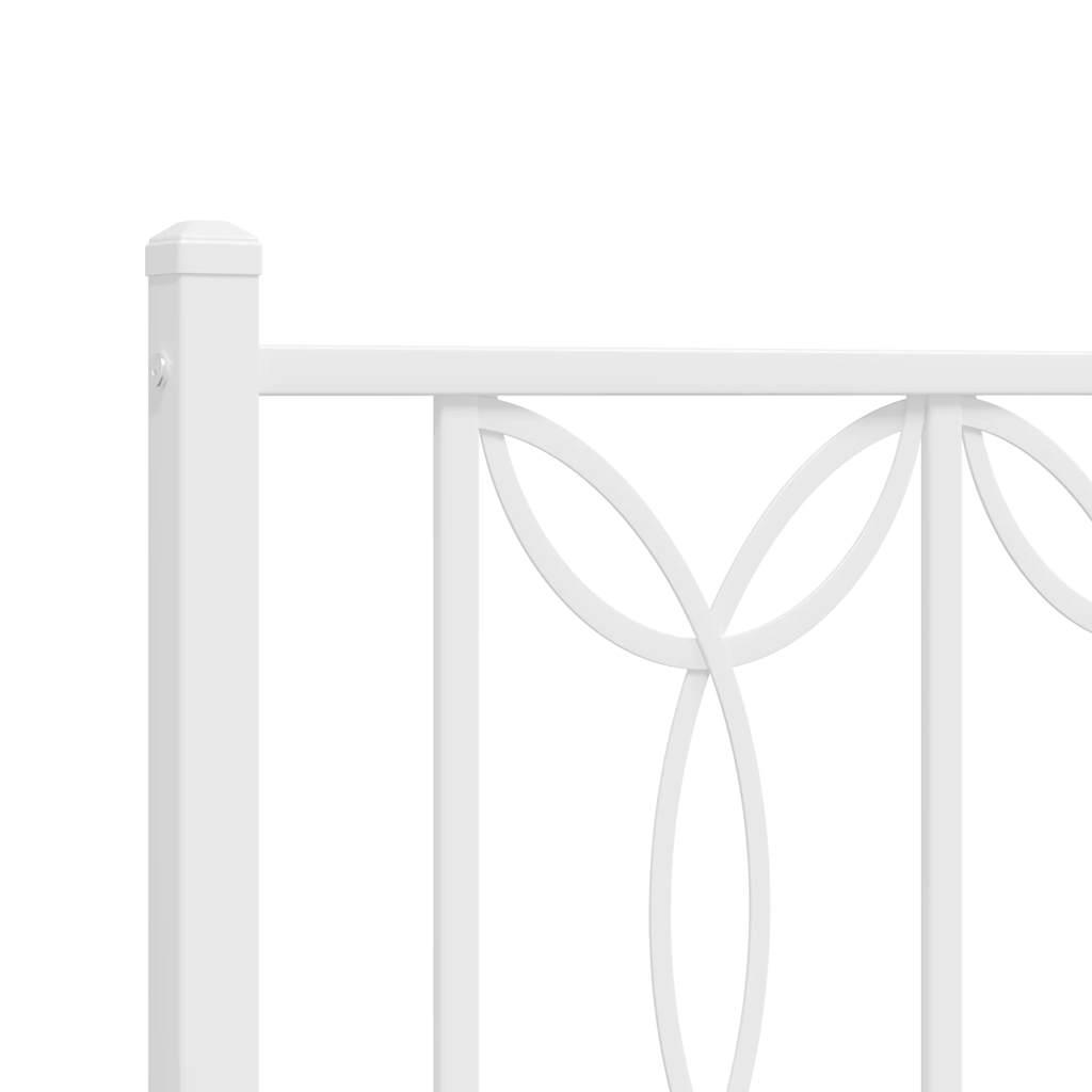 fehér fém csere fejtámla 75 cm
