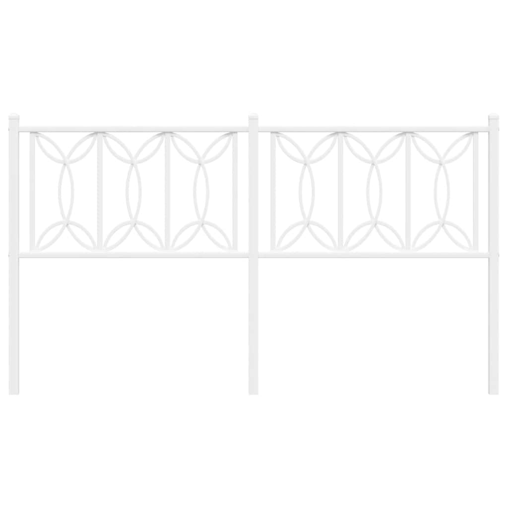 fehér fém csere fejtámla 150 cm