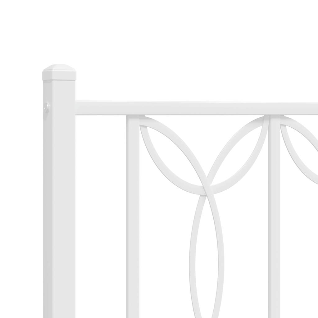 fehér fém csere fejtámla 150 cm