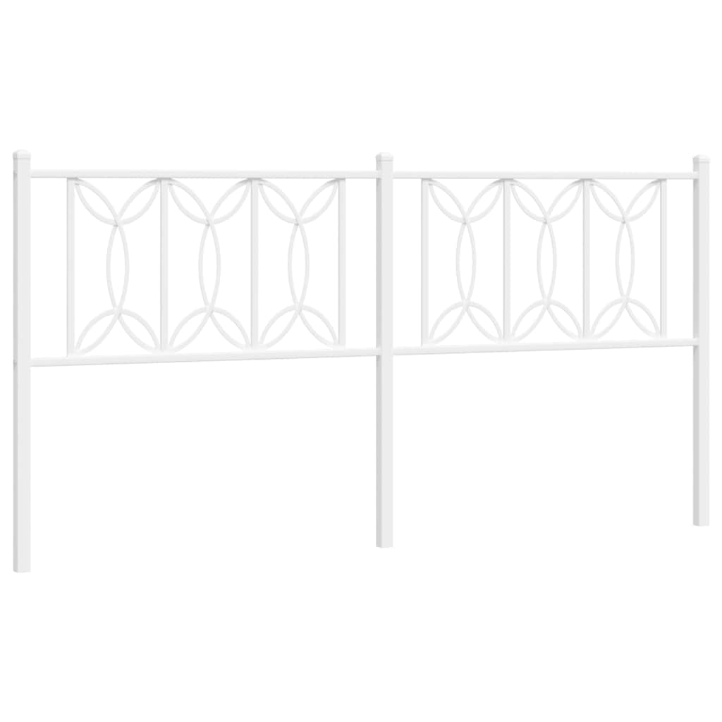 fehér fém csere fejtámla 180 cm