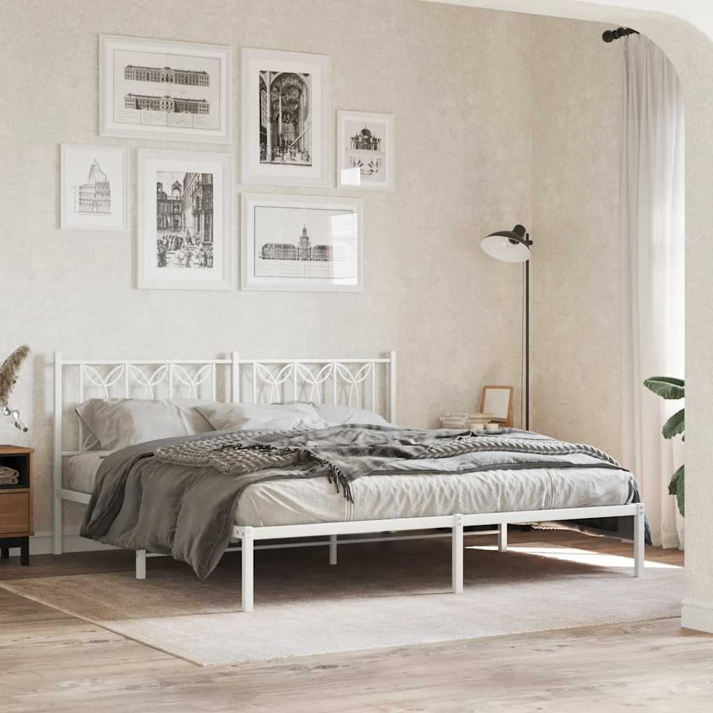 fehér fém csere fejtámla 180 cm