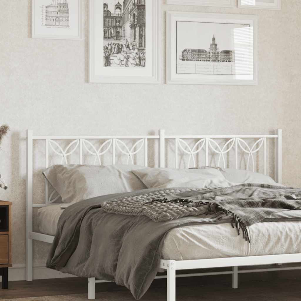 fehér fém csere fejtámla 180 cm