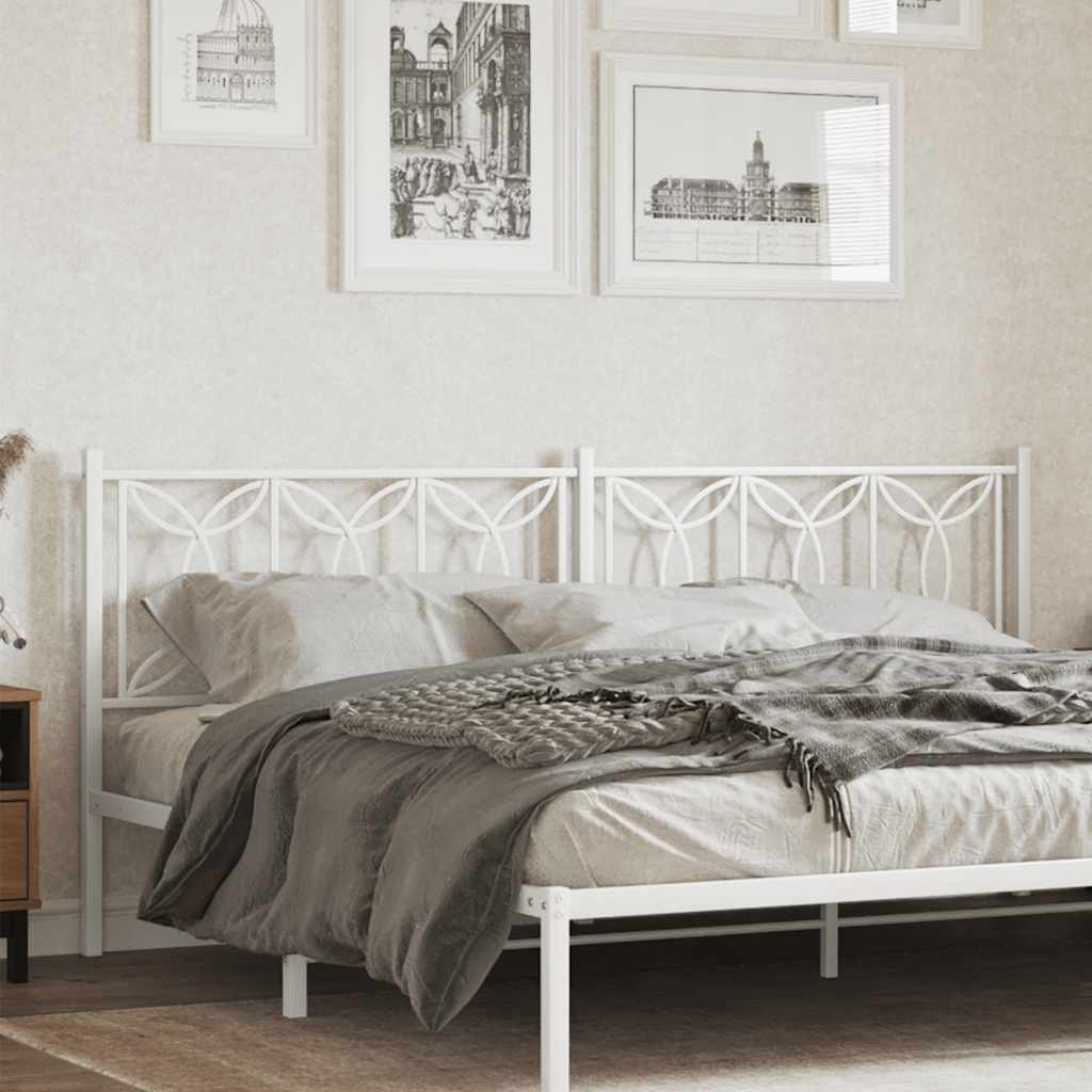 fehér fém csere fejtámla 193 cm