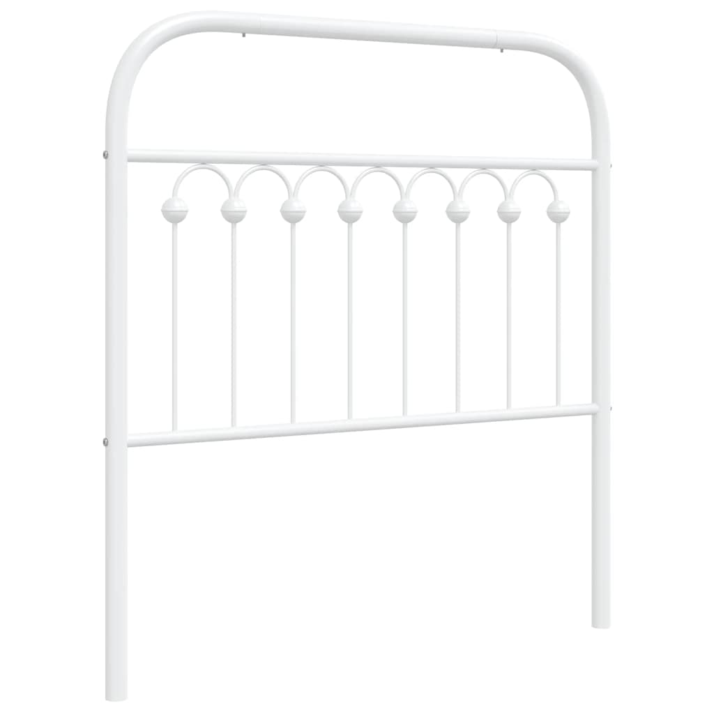 fehér fém csere fejtámla 90 cm