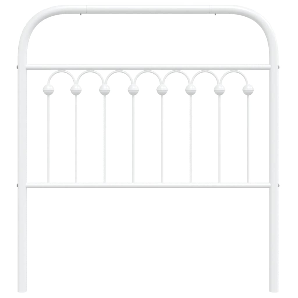 fehér fém csere fejtámla 90 cm