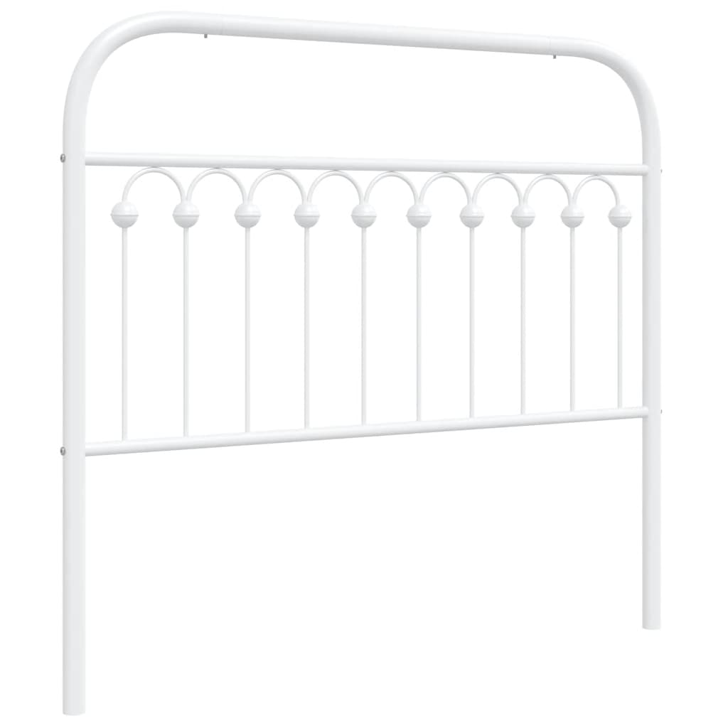 fehér fém csere fejtámla 107 cm