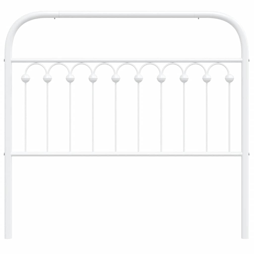 fehér fém csere fejtámla 107 cm