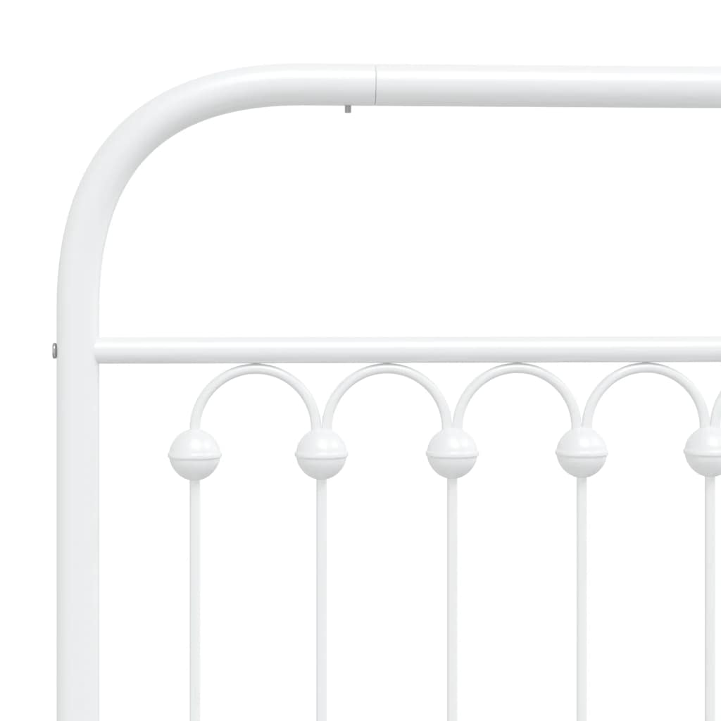 fehér fém csere fejtámla 107 cm