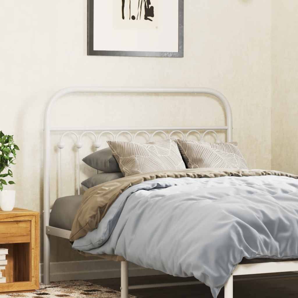 fehér fém csere fejtámla 107 cm