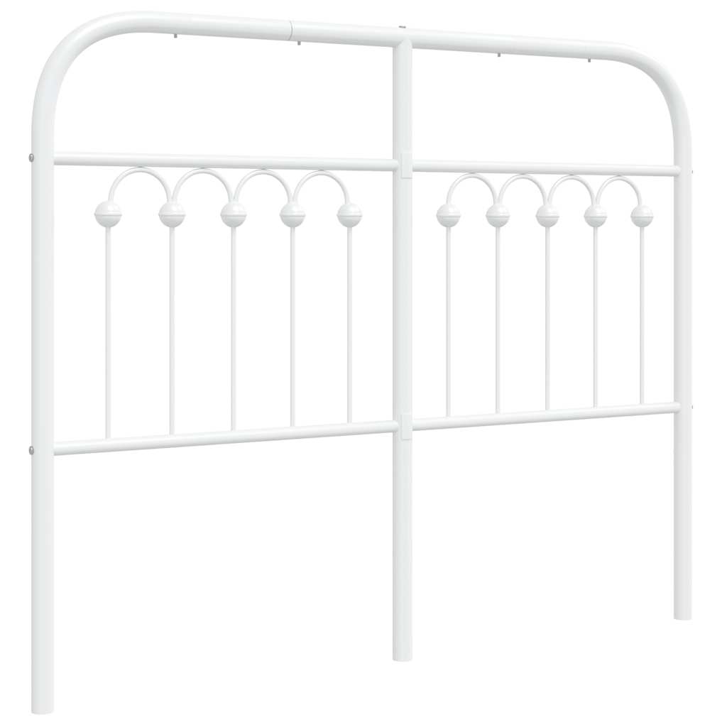 fehér fém csere fejtámla 120 cm