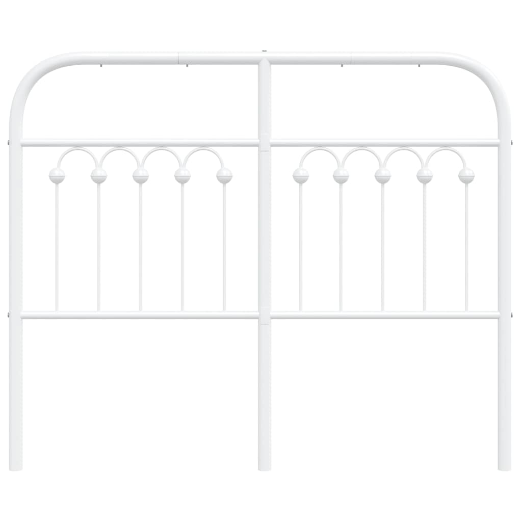 fehér fém csere fejtámla 120 cm
