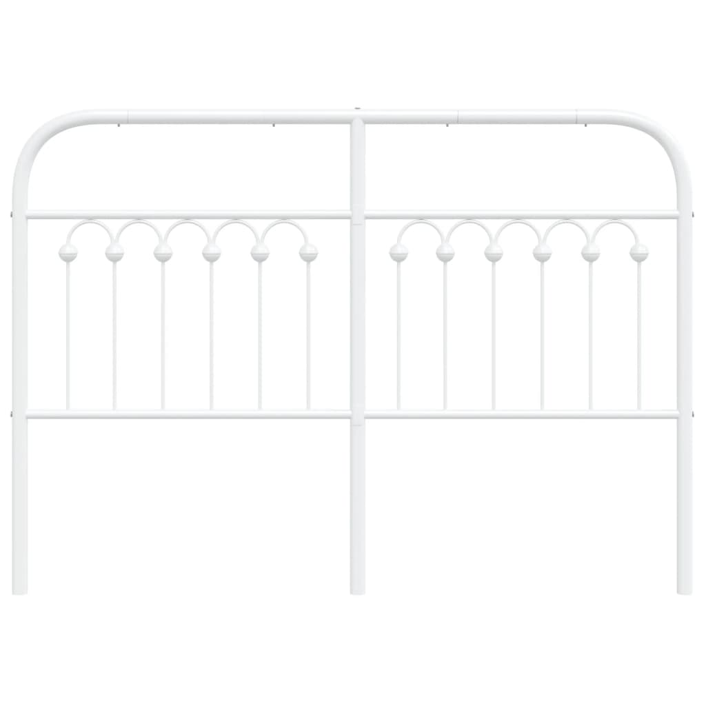 fehér fém csere fejtámla 135 cm