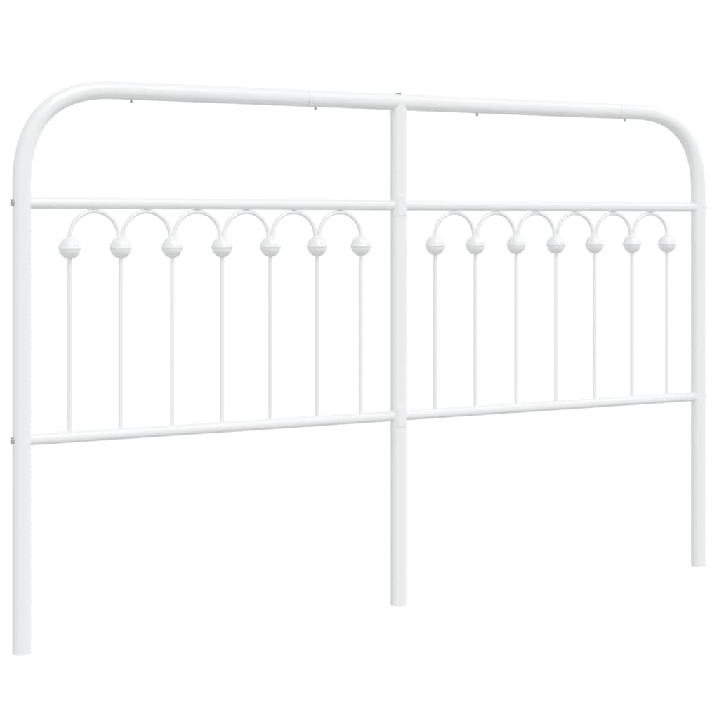 fehér fém csere fejtámla 150 cm
