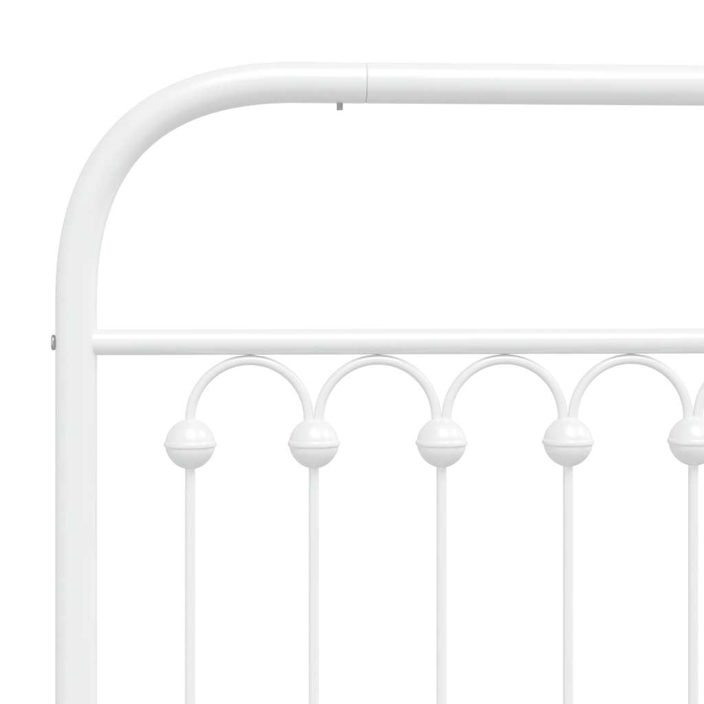 fehér fém csere fejtámla 150 cm