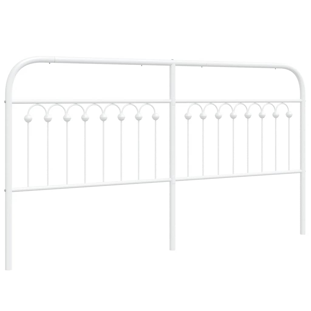 fehér fém csere fejtámla 180 cm