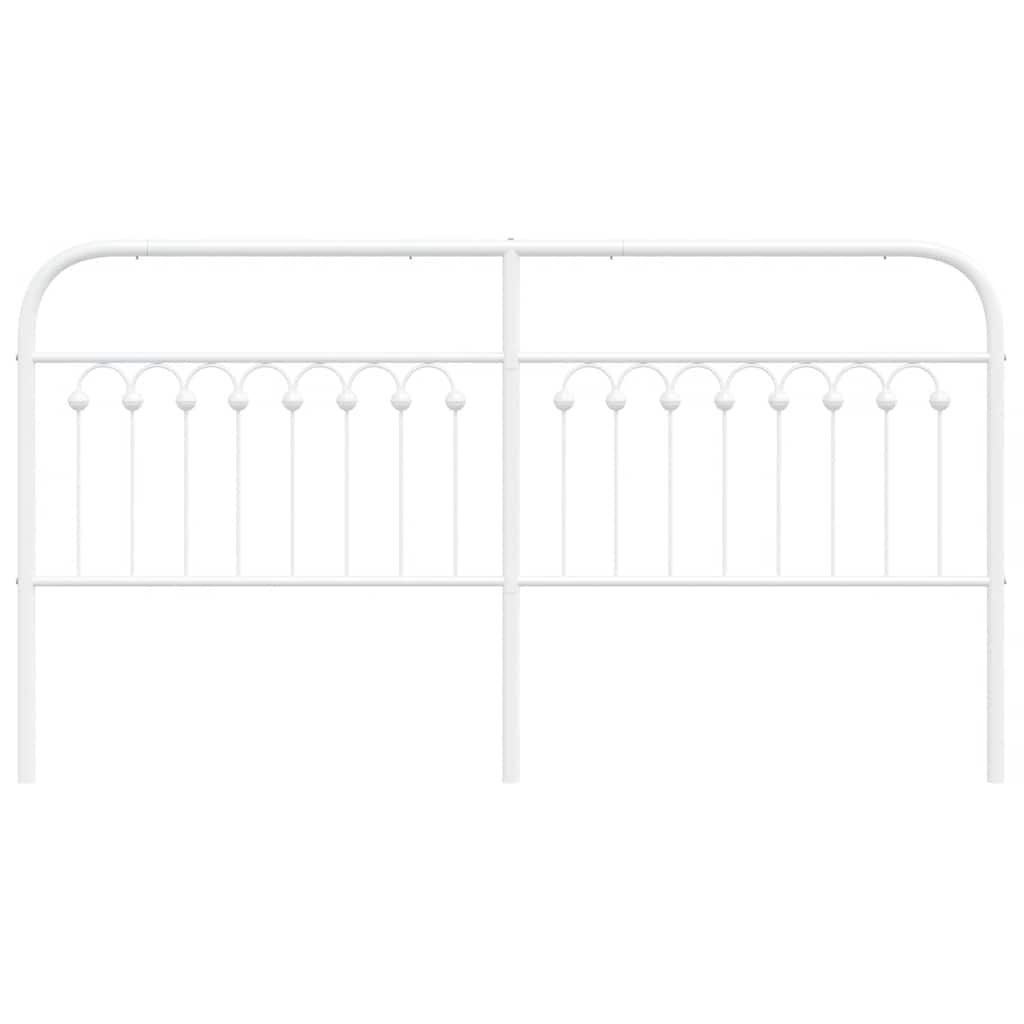 fehér fém csere fejtámla 180 cm