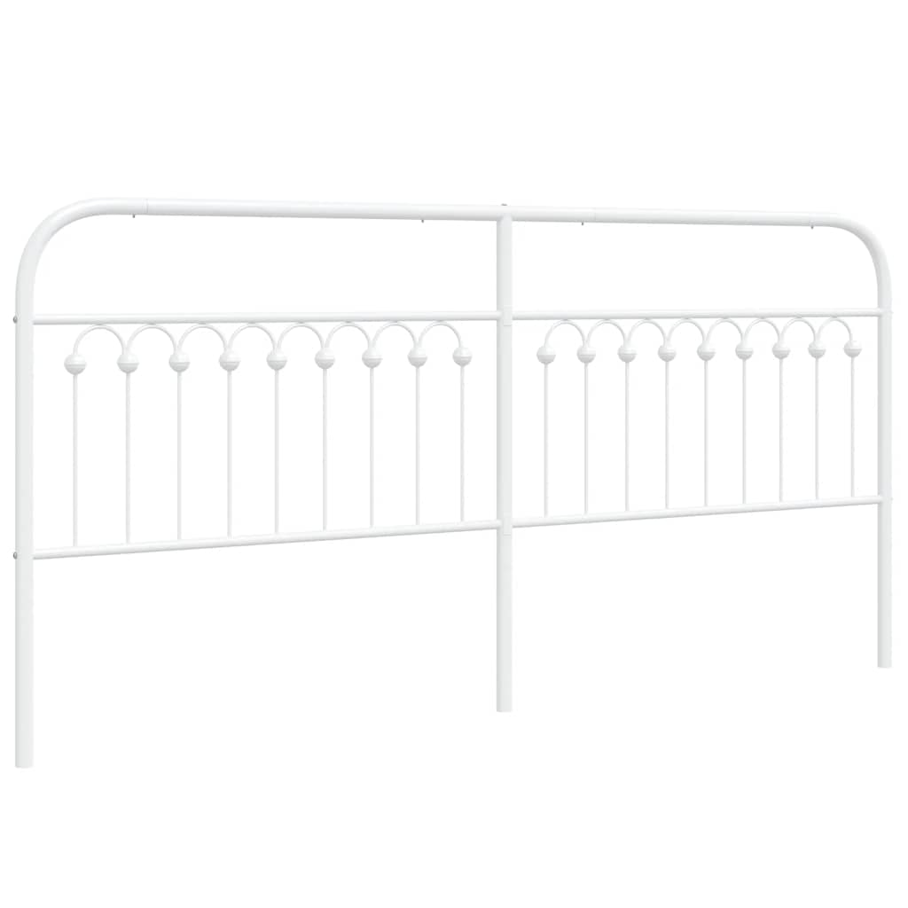 fehér fém csere fejtámla 193 cm
