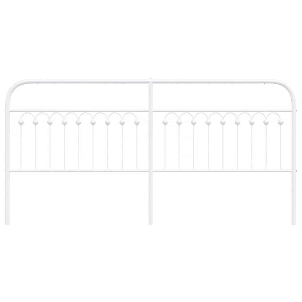 fehér fém csere fejtámla 193 cm