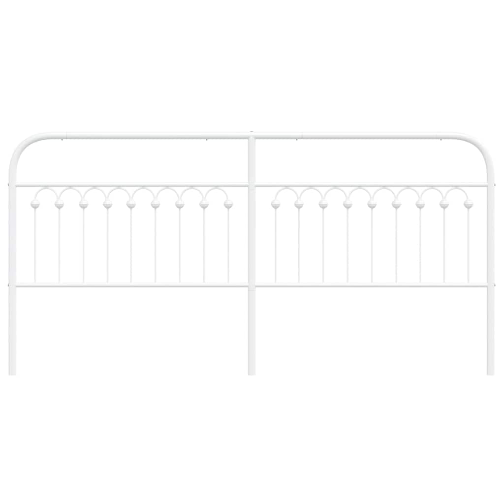 fehér fém csere fejtámla 200 cm