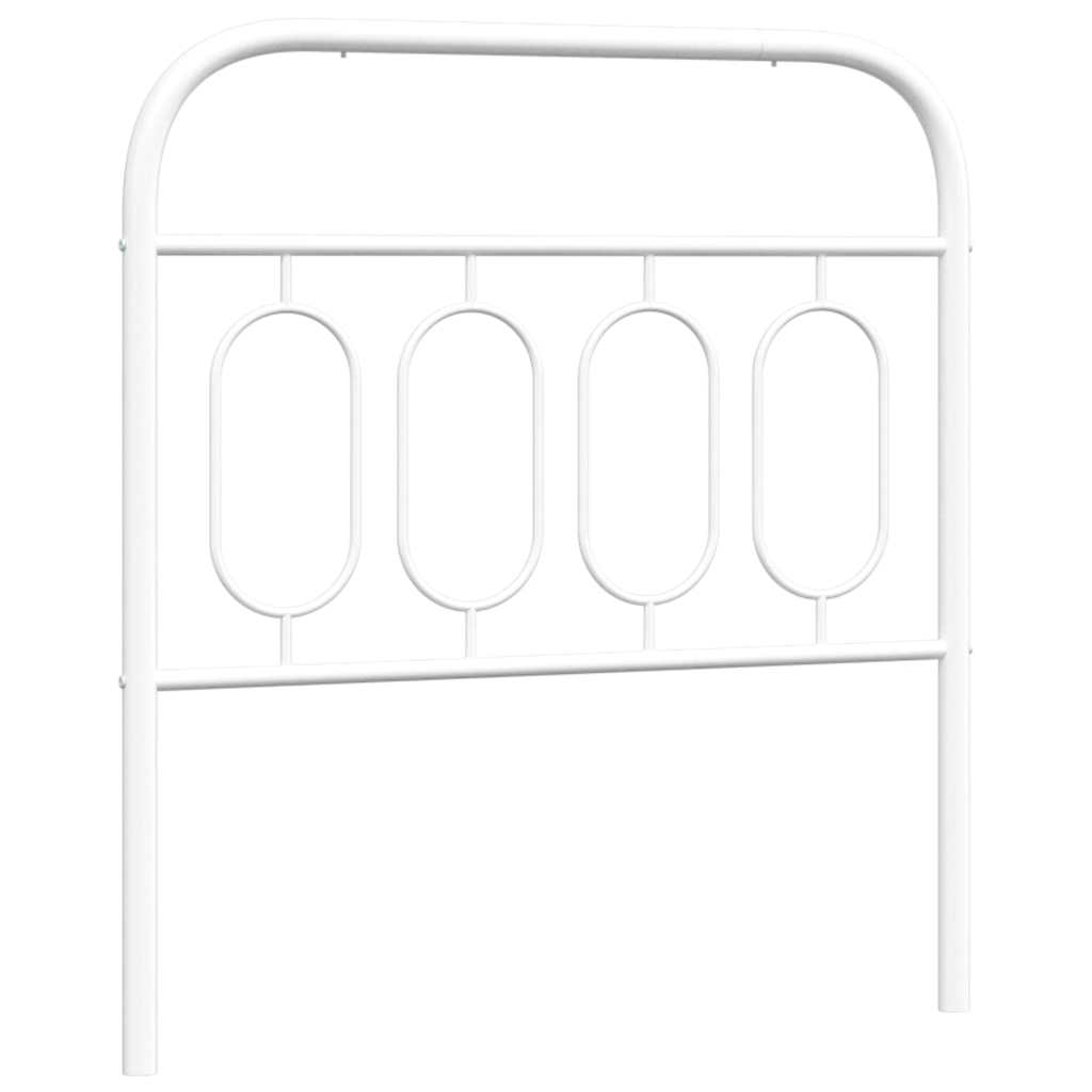 fehér fém csere fejtámla 90 cm