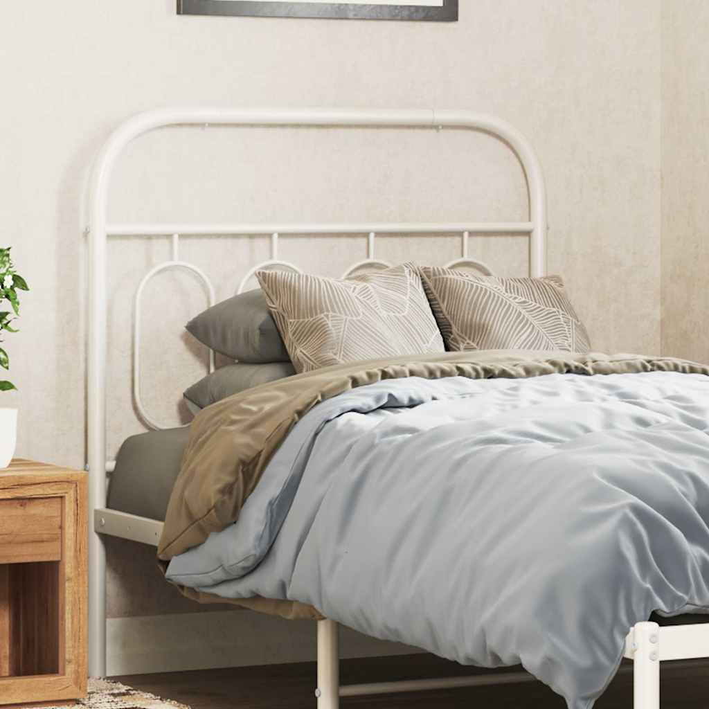 fehér fém csere fejtámla 90 cm