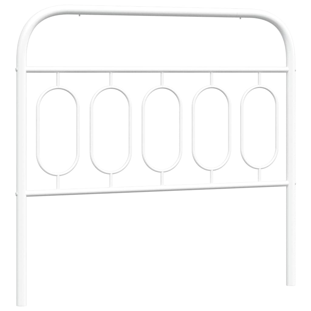 fehér fém csere fejtámla 100 cm