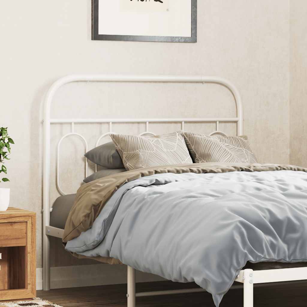 fehér fém csere fejtámla 100 cm