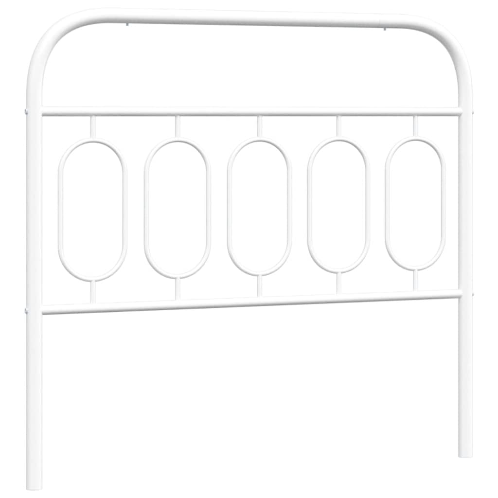 fehér fém csere fejtámla 107 cm