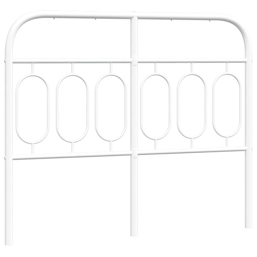 fehér fém csere fejtámla 120 cm