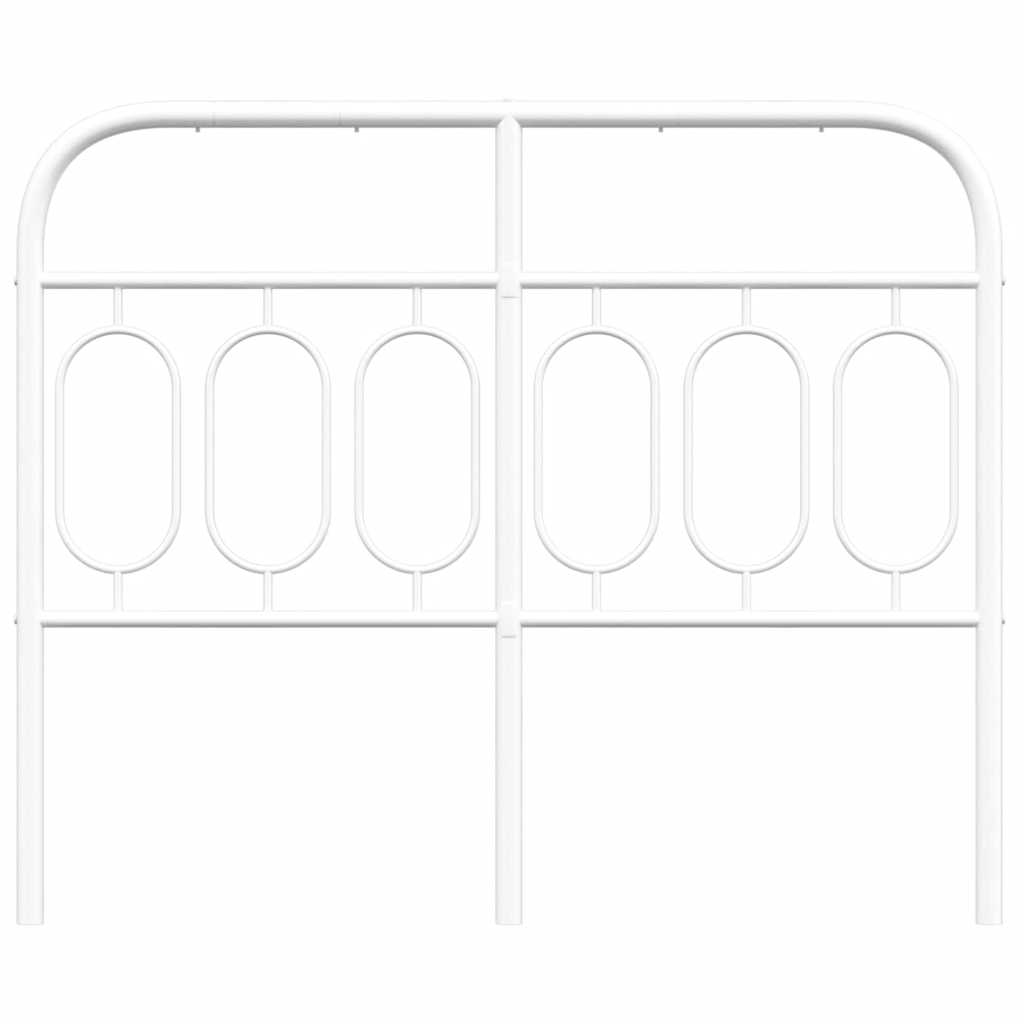 fehér fém csere fejtámla 120 cm