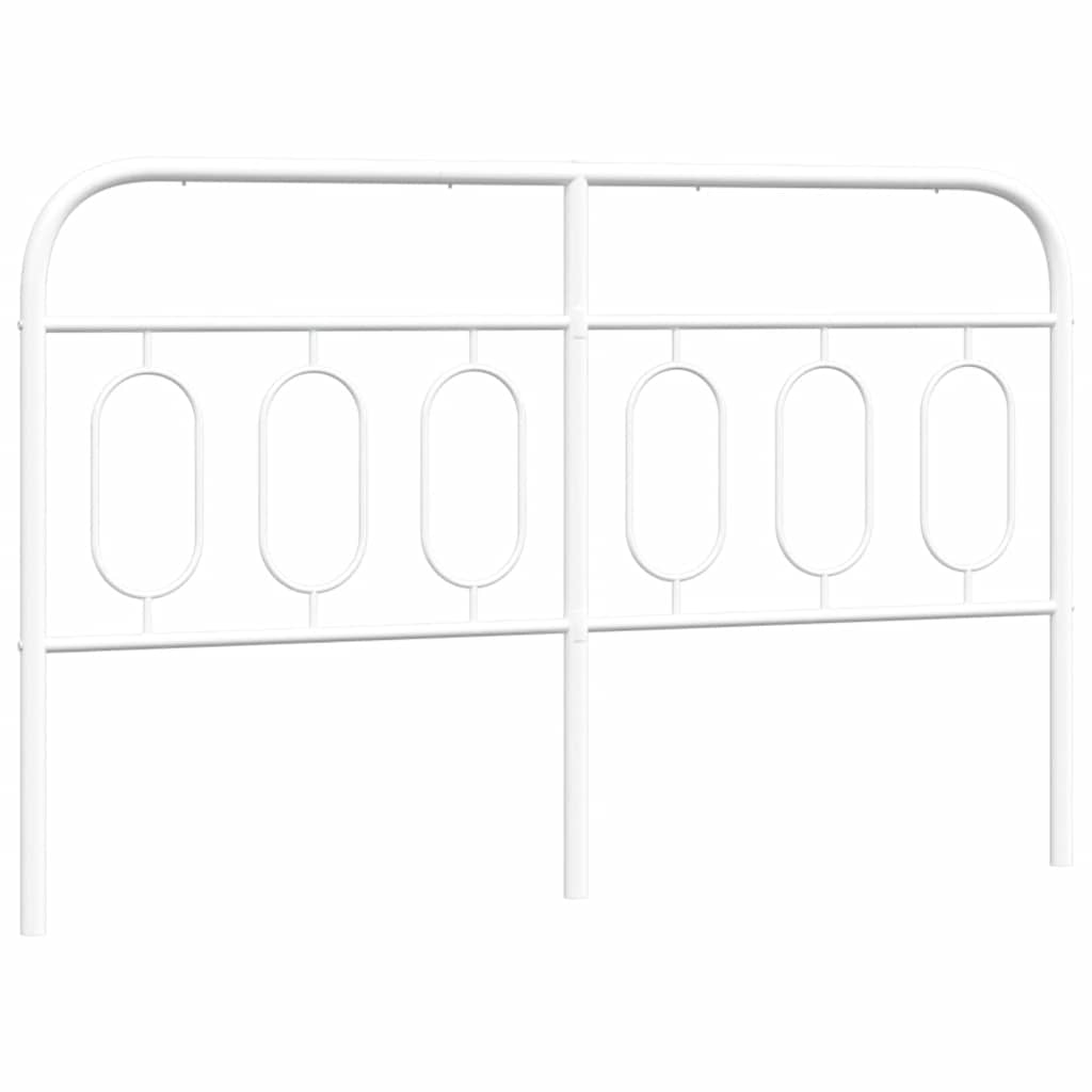 fehér fém csere fejtámla 137 cm