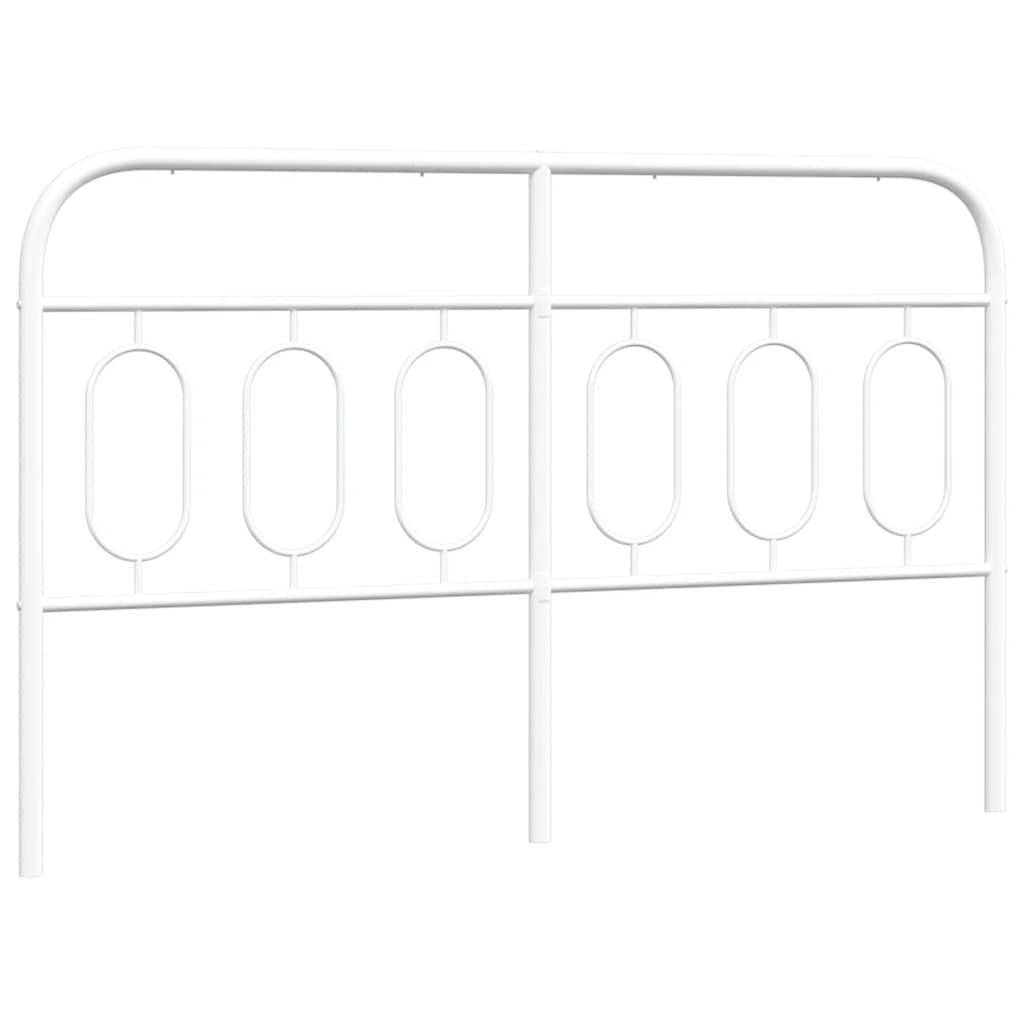 fehér fém csere fejtámla 140 cm