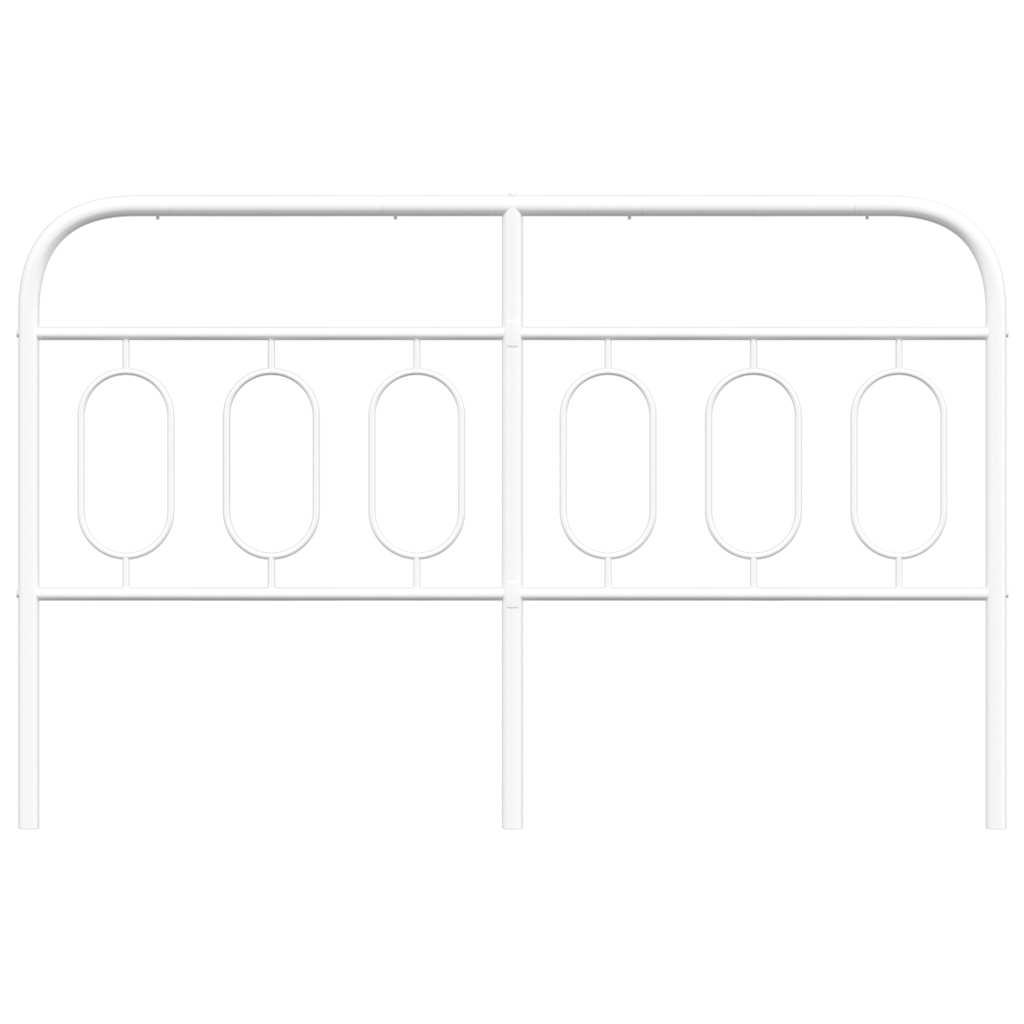 fehér fém csere fejtámla 140 cm