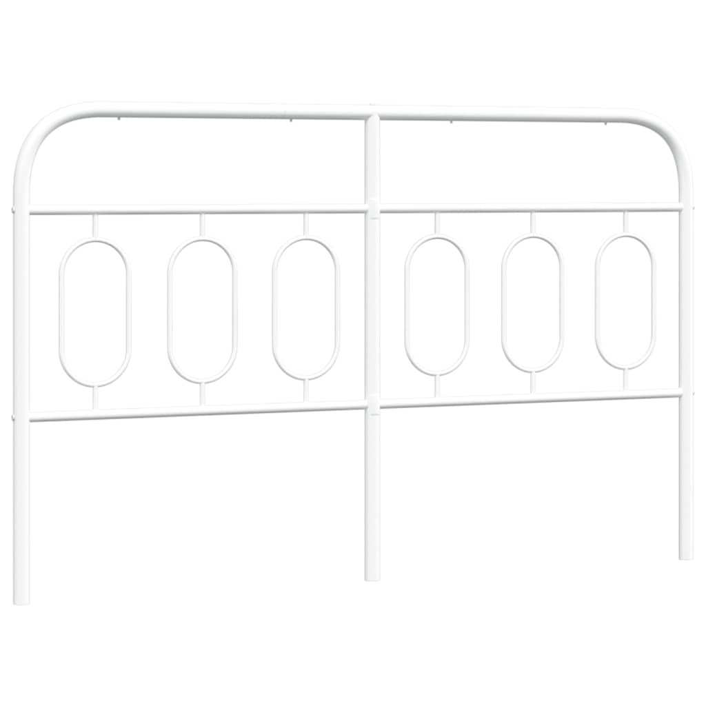 fehér fém csere fejtámla 150 cm