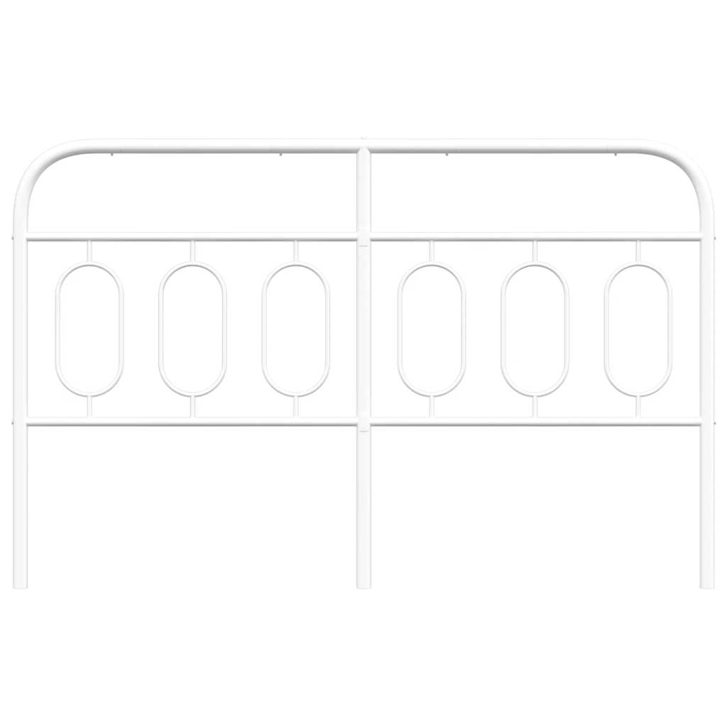 fehér fém csere fejtámla 150 cm