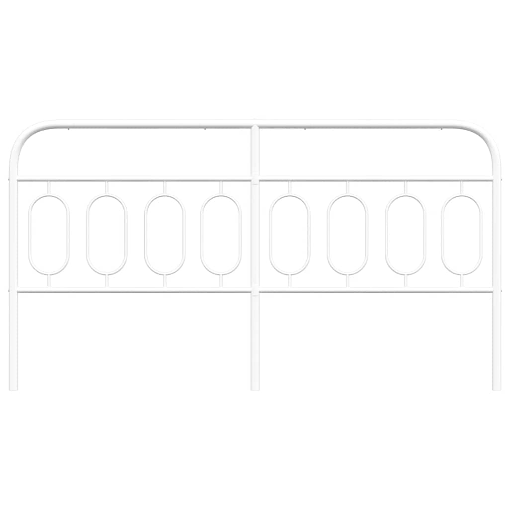 fehér fém csere fejtámla 160 cm