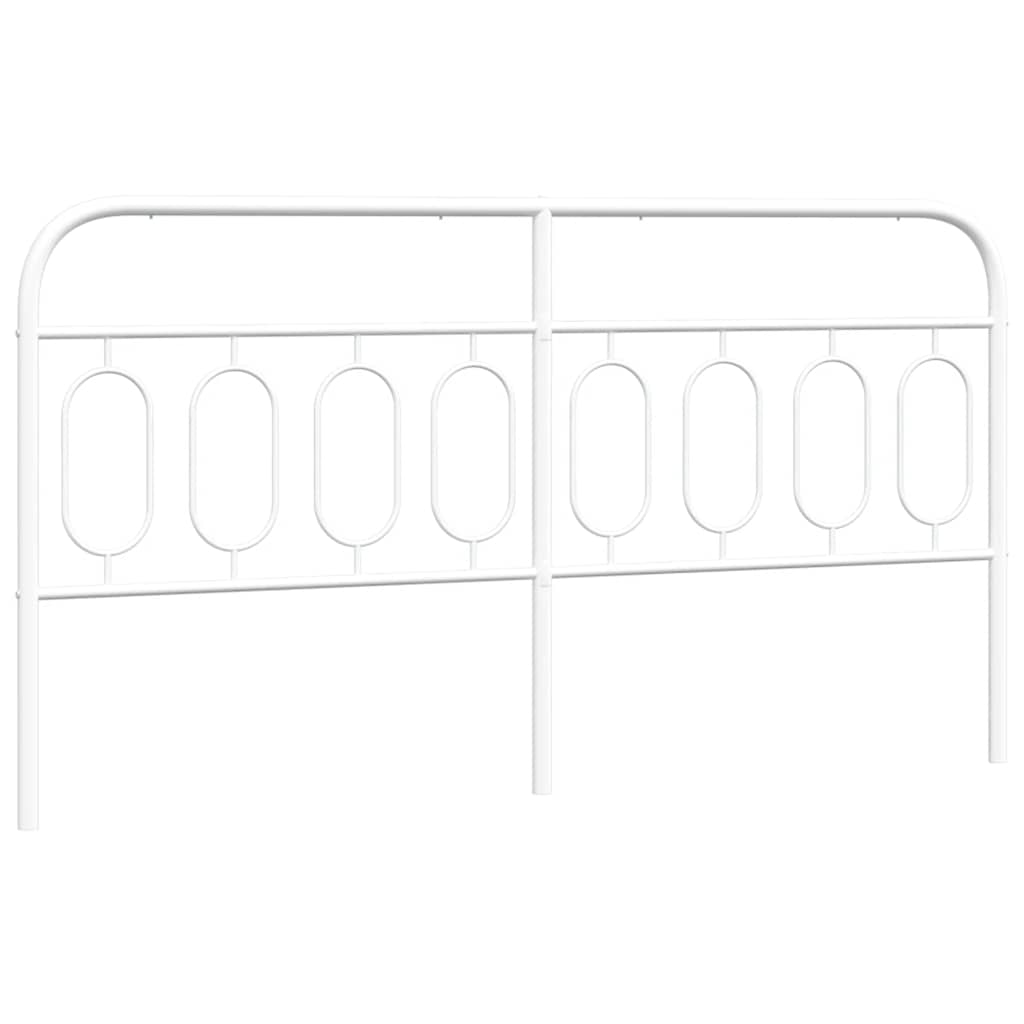 fehér fém csere fejtámla 183 cm