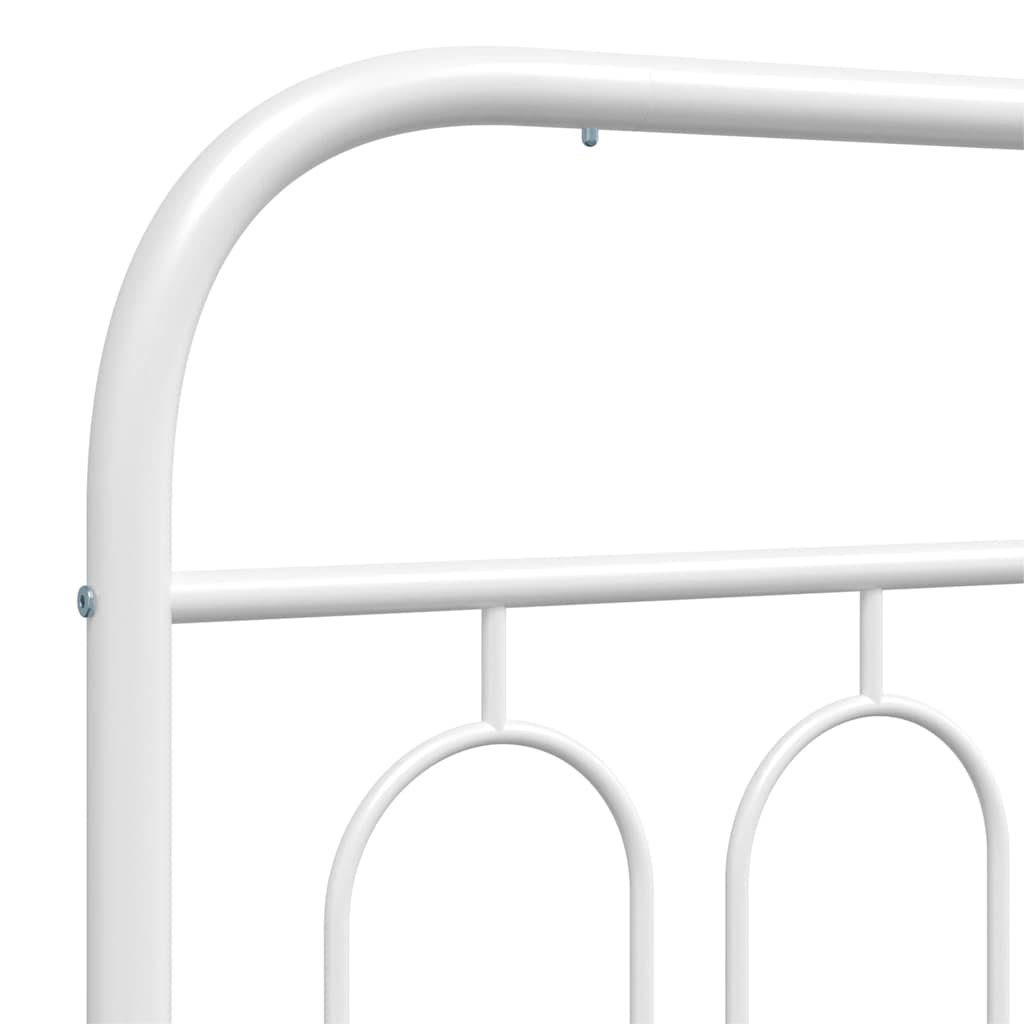 fehér fém csere fejtámla 183 cm