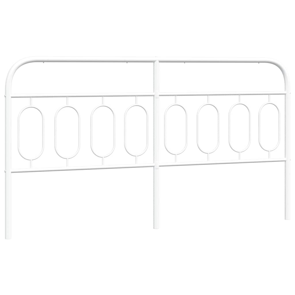 fehér fém csere fejtámla 193 cm
