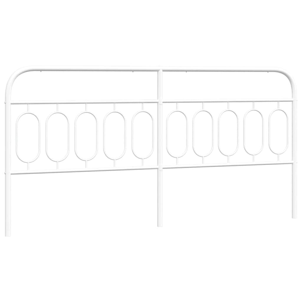 fehér fém csere fejtámla 200 cm