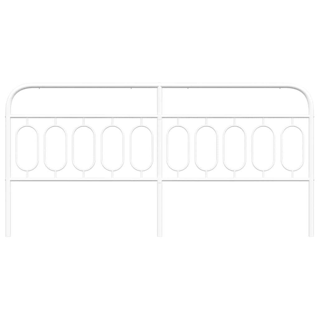 fehér fém csere fejtámla 200 cm