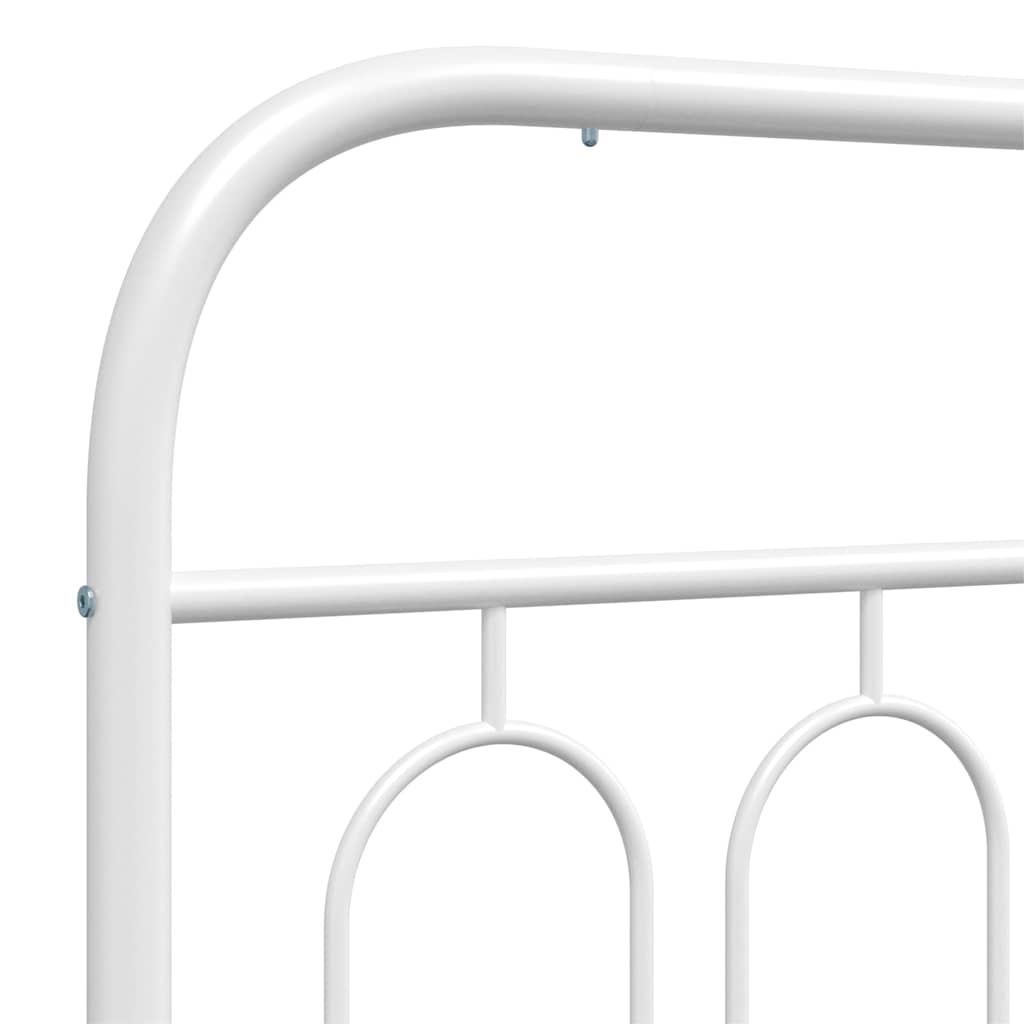 fehér fém csere fejtámla 200 cm