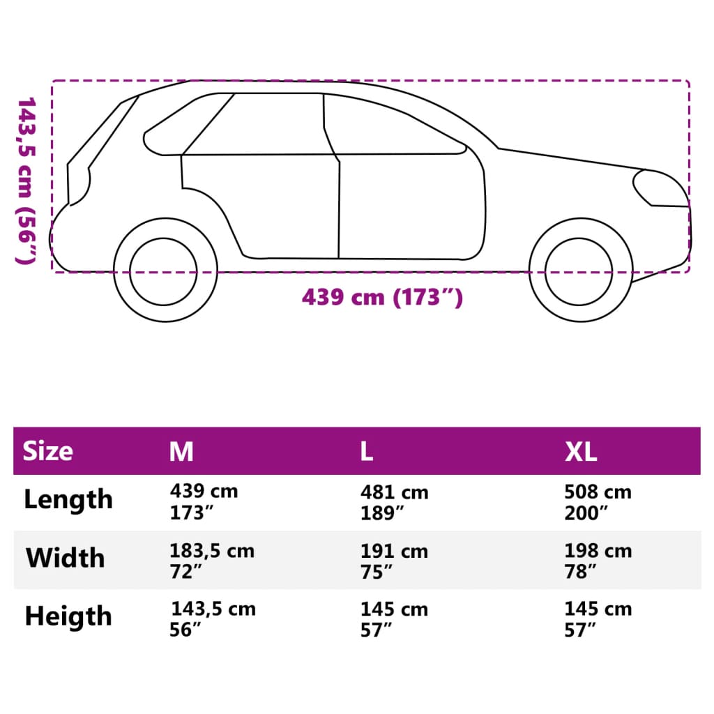 szürke nem szőtt szövet teljes autóhuzat SUV-hoz M