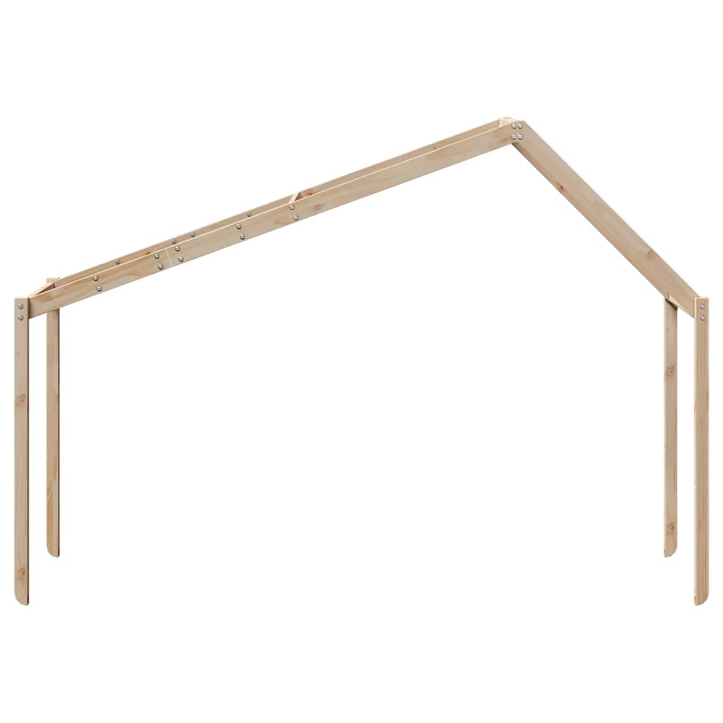 tömör fenyőfa gyerekágytető 213 x 95,5 x 144,5 cm