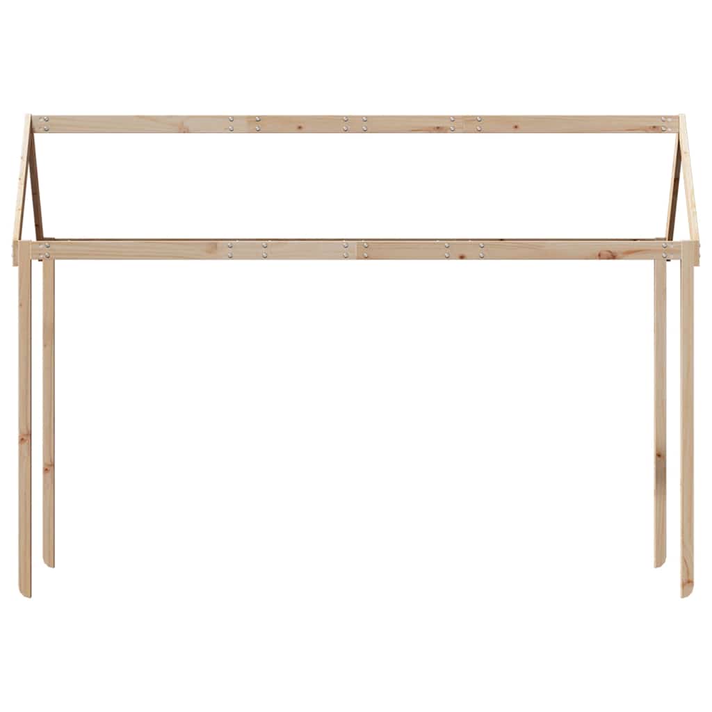 tömör fenyőfa gyerekágytető 217 x 85,5 x 154 cm